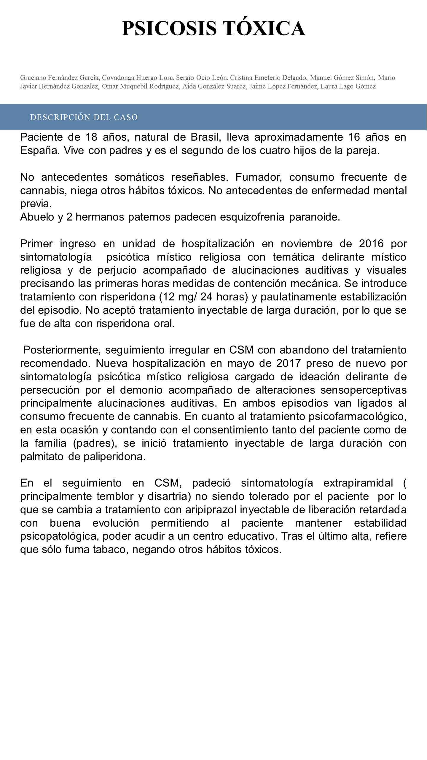 Importado desde XML